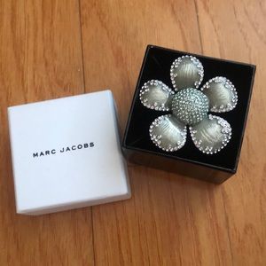 NEW Marc Jacobs rhinestone flower brooch